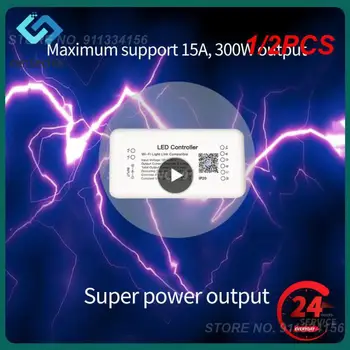 1/2KS Tuya Smart LED RGB Controller+SCS Radič 6pin Svetelné Pásy Radič DC12-24V Pracovať S Alexa Asistent