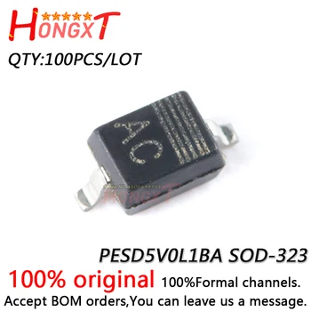 100KS 100% NOVÉ UMW PESD5V0L1BA SOD-323 5V.Chipset