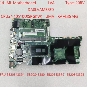 14-IML Doske DA0LVAMB8F0 5B20S43394 5B20S43380 5B20S43379 5B20S43393 LVA Pre ThinkBook 14-IML 20RV CPU:i7-10510U RAM:8G/4G