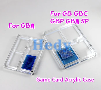 1PC Magnetické Vysoko Transparentné Akrylátové Hra Karty Prípade Držiak Kazety Box Pre GameBoy GB VOP GBP GBA GBASP