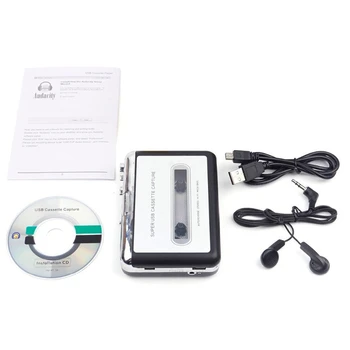1Set Walkman USB Prehrávač Páska Multifunkčné Vhodné Pásky Prepis MP3 Kazetový Prehrávač