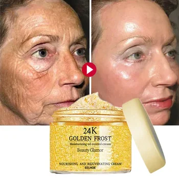 24k Gold Vráskam, Spevňujú, Anti-aging Miznú Vrásky, Lifting Cream Hydratačný Bielenie Pokožky Oživiť Tváre Repair Cream