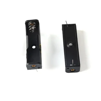 300pcs AA Batérie Držiak Prípade Úložný Box Kontajner Spájkovanie Pripojenie Pomocou Pin PCB Veľkoobchod