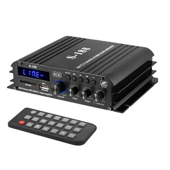 90W S-188 Bluetooth Stereo Hifi Zosilňovač 2.1 CH Audio Zosilňovač Basov, Výšok, Ovládanie Hudobného Prehrávača Amp EÚ Plug Jednoduché Použitie