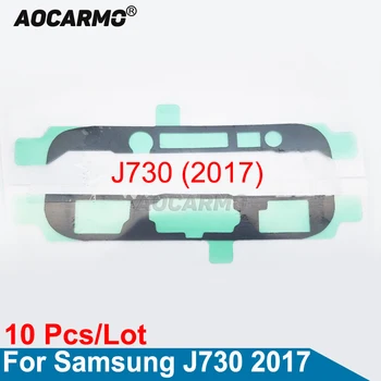 Aocarmo 10Sets/Veľa Predný Rám Bývanie LCD Displej Samolepiace Nálepky Lepidlo Pásky Pre Samsung Galaxy J730 J7 2017 Verzia