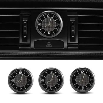 Auto Hodín Svetelný nalepovacie Mini Digitálne Hodinky Quartz Mechanika Príslušenstvo Pre Lexus GX460 Ct200h ES Fsport GS GX JE LS LX NX R