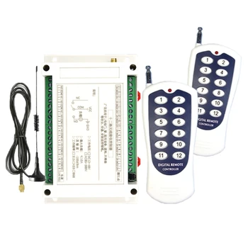 Bezdrôtové Diaľkové Prepínače 12V,DC12V/24V/48V Relé,Bezdrôtová RF Prepínače pre LED Svetlo s 984Ft Dlho sa Pohybuje 594A