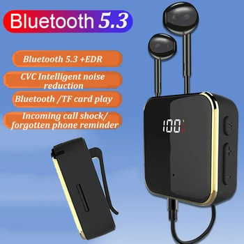 Bluetooth 5.3 Prijímač Typ C Nabíjanie a Handsfree Stereo Prijímač CVC Inteligentnej Redukcie Šumu Podpora TF Kariet Auto Príslušenstvo