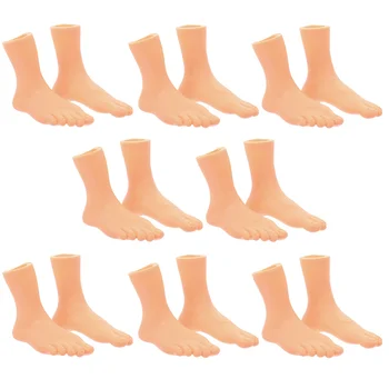 Cabilock Manikin Prsta Nohy Bábky Gumy Maličkej Vľavo, Vpravo Nohy V Mini Novinka Vtipné Rozprávanie Vzdelávacie Tela