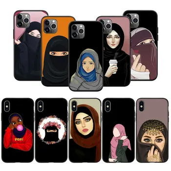 ER60 Islamskej Moslimských Hijabi Dievčatá Prípade Redmi Poznámka K50 5 6 7 8 8T 9 9S 9T 10 10C 10S 11S 10 TON Pro Max