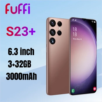 FUFFI S23+ Smartphone Android 6.3 palcový 3+32GB 3000mAh Dual SIM Mobilných telefónov 5+8MP Google Play Store Originálne mobilné telefóny mobilné