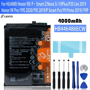 HB446486ECW Batériu Pre Huawei Honor 9X Pro /Y9S/P Smart Pro/Y9 Prime 2019/Y9P Opravy Časť Pôvodnej Kapacity Mobilný Telefón Cesto
