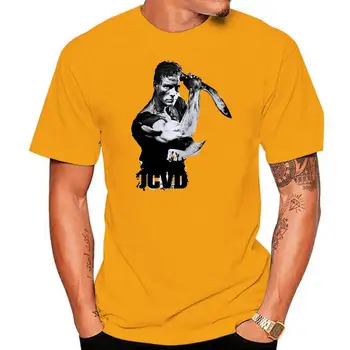 Jean Claude Van Damme Jcvd Biele Tričko Top - Pánske Vlastný Čaj Topy Nadrozmerné Pride T Shirt Mužov Komické