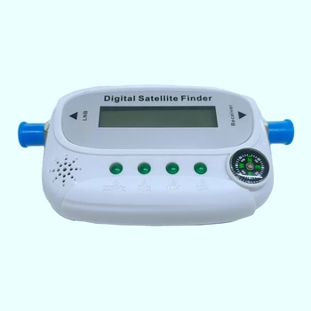 LED Digitálny Satelit-Finder Star Finder 950-2150Mhz DC 13-18V Pre HDTV S Kompasom 4 Indikátor LED