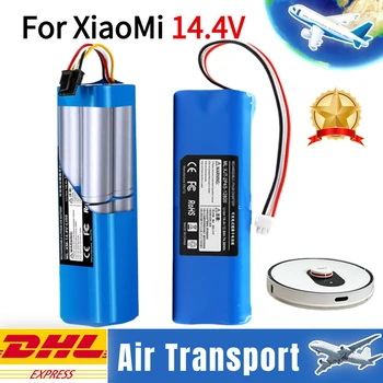 Leteckú dopravu 14,4 V Lithium Batéria pre Xiao Lydsto R1 Viomi S9 Roidmi Eve Plus s Kapacitou 12800mAh