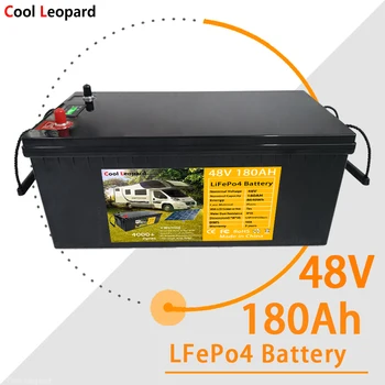 Lítium Železa Fosfát Batéria 48V 180Ah LiFePO4 Vstavané BMS/ Vhodné Pre RV A Pohotovostný Výkon Solárnej Energie Systému