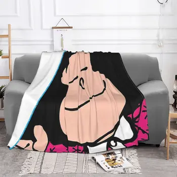 Mafalda Prikrývky Velvet Vytlačené Kawaii Cartoon Multi-function Ľahký Tenký Hodiť Deky pre Domáce Gauči Koberec Kus