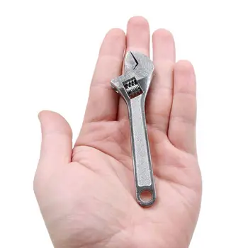 Mini Kovové Nastaviteľné Kľúča 2,5 Palca Univerzálny Kľúč Kľúč, Matica Kľúč Príslušenstvo Ručné Náradie 0-10 mm Čeľuste Kľúč maticový Kľúč