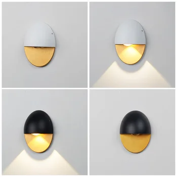 Minimalistický Nádvorie Nástenné Svietidlo Čiernej Kvalitné LED Uličkou Chodby, Schodisko, Balkón Nástenné svietidlo
