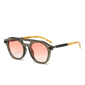 Nový Pilot, slnečné Okuliare Ženy Vintage Kolo Odtiene Mužov Trendy Dizajnu Luxusné Slnečné Okuliare UV400 Okuliare Gafas Oculos