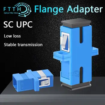 Optický Konektor Adaptéra SC/UPC SM Príruby Singlemode Simplex SC-SC UPC Spojka Špeciálne