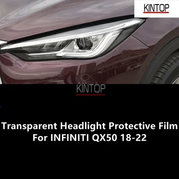 Pre INFINITI QX50 18-22 TPU Transparentné Svetlometu Ochranný Film, Svetlometu Ochrany,Filmové Úpravy