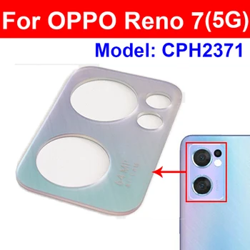 Pre OPPO Reno 7 5G Globálne CPH2371 Zadná Kamera, Objektív Sklo Veľký Zadný Objektív Sklo s Nálepkou Časti