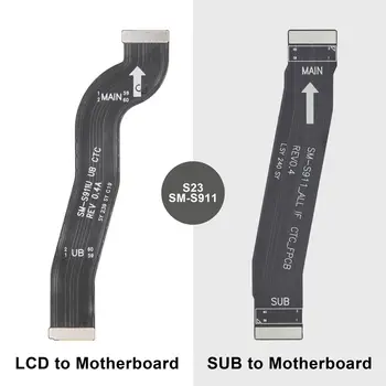 Pre Samsung Galaxy S23 SM-911 LCD & Nabíjací Port Konektor základnej Dosky Flex Kábel, Páska Repair Časť