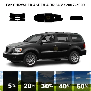 Precut nanoceramics auto UV Okno Odtieň Auta Automobilový Okno Film Pre CHRYSLER ASPEN 4 DR SUV na roky 2007-2009