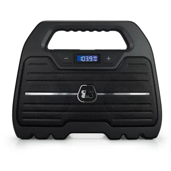 Robustný, Vode Odolný, Prenosné, Bezdrôtová Boombox Reproduktor s FM Rádiom, Dobíjacie Batérie a USB Nabíjačka Telefónu
