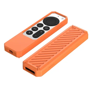 Silikónové Diaľkové Ochranné puzdro pre -TV 4K Diaľkové 2021 Anti - Shockproof Mäkké Prípade, Diaľkové Ovládanie Prípade,Orange