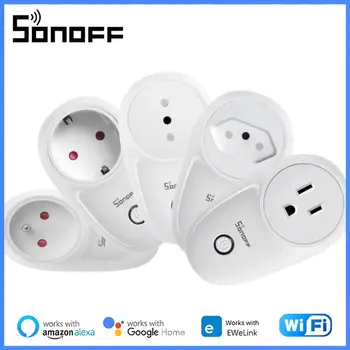 SONOFF S26R2 Smart Zásuvky DE/BR/FR/IL/USA, Smart WIFI Modul Plug Podporu Ewelink Alexa Domovská stránka Google Voice Načasovanie Ovládanie