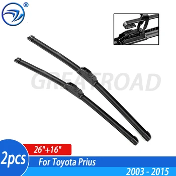 Stierače Predné Stierače Pre Toyota Prius 2003 - 2015 čelné Sklo Čelné sklo, Predné Okna U-Typ Arm LEN 26