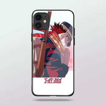 Sugimoto Zlaté Kamuy anime tvrdeného skla mäkké silikónové telefón puzdro shell Pre iPhone SE 6 6 7 8 Plus X XR XS 11 Pro Max