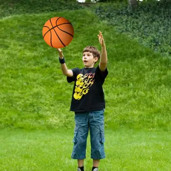 Tichý Basketbal Ľahký s Vysokou Hustotou PU Mäkké Penové Lopty Stlmiť Basketbal Pre Vnútorné Aktivity, Deti, Dospievajúci, Dospelí Hra