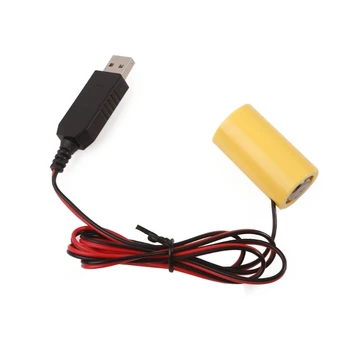 USB LR14 C BatteryEliminator Batérie Kábel USB5V2A na LR14 C 1,5 V