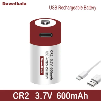 USB-Schnellladebatterie CR2 3,7 V 600mah Lithiumbatterie für GPS-Sicherheitssystemkameras, zdravotné rada