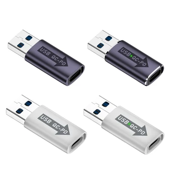 USB Typu C Adaptér Prenosný USB C Samica Samec na USB Adaptéry pre Notebook 10Gbps vysokorýchlostný Dátový Prenos Energie Dodávka Dropship