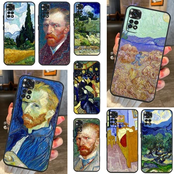 Vincent van Gogh Prípade Pre Xiao Redmi Poznámka 11 10 Pro Poznámka 12 8 9 Pro 11S 10S 9S Redmi 10C 12C 9C 9T Coque