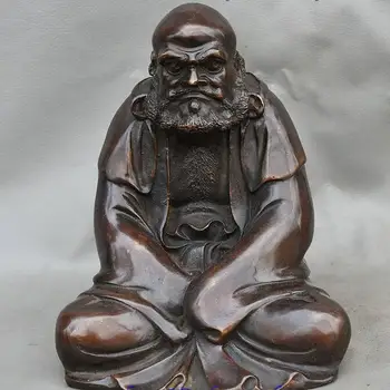 Čína Budhizmus Bronz Bojovník Mnísi Arhata Damo Bódhidharma Sa Dharma Budhu, Sochu